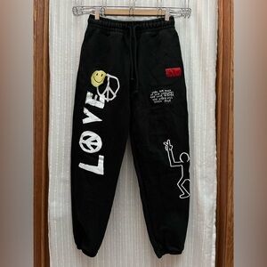 🔆CHNGE patchwork joggers sweatpant Size XS